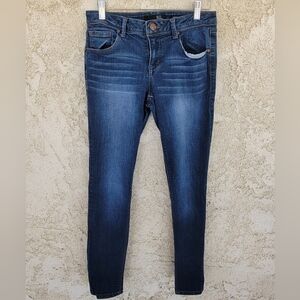 1822 Denim Womens Sz 4 Adrianna Skinny Designer Jeans Blue Slim Stretch Pants